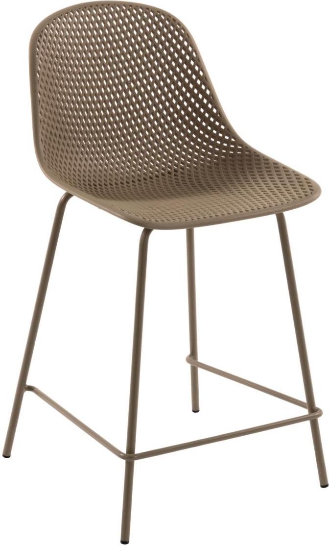 Quinby Barstol i Beige - Stilfuld og Funktionel