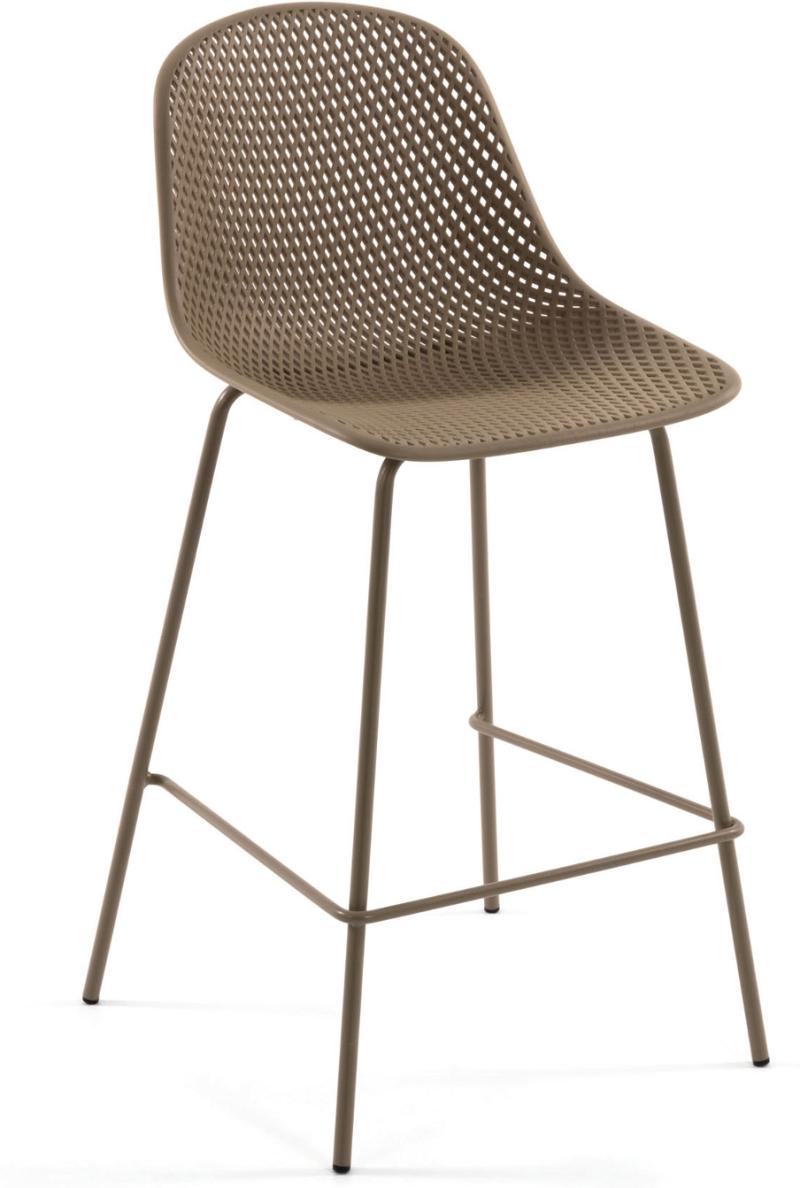Quinby Beige Barstol - Elegant Design til Dit Hjem