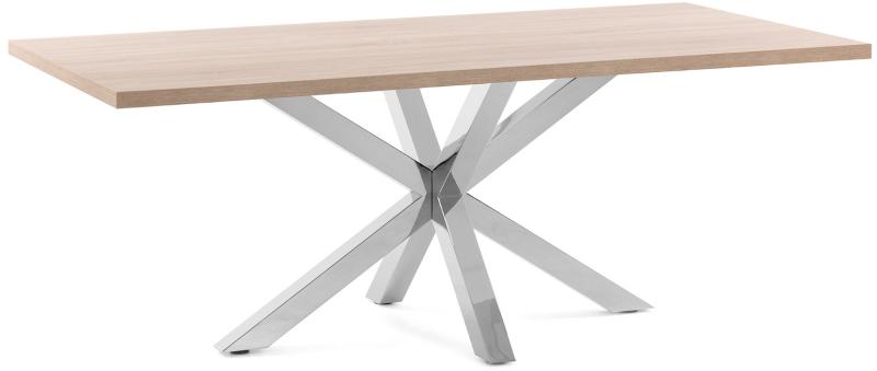 New Argo Spisebord i Natur Sølv - Elegant Design