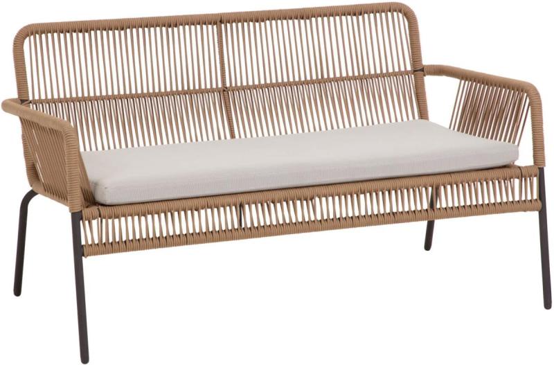 Samanta Udendørs 2-personers Sofa i Beige - Fantastisk Komfort