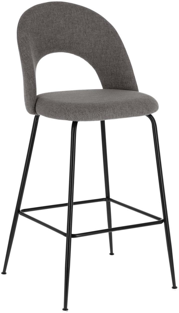 Mahalia Barstol Grå Sort H98x54x53