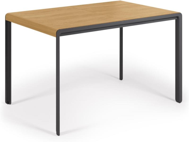 Nadyria Spisebord med Udtræk - Elegant Design i Natur Sort