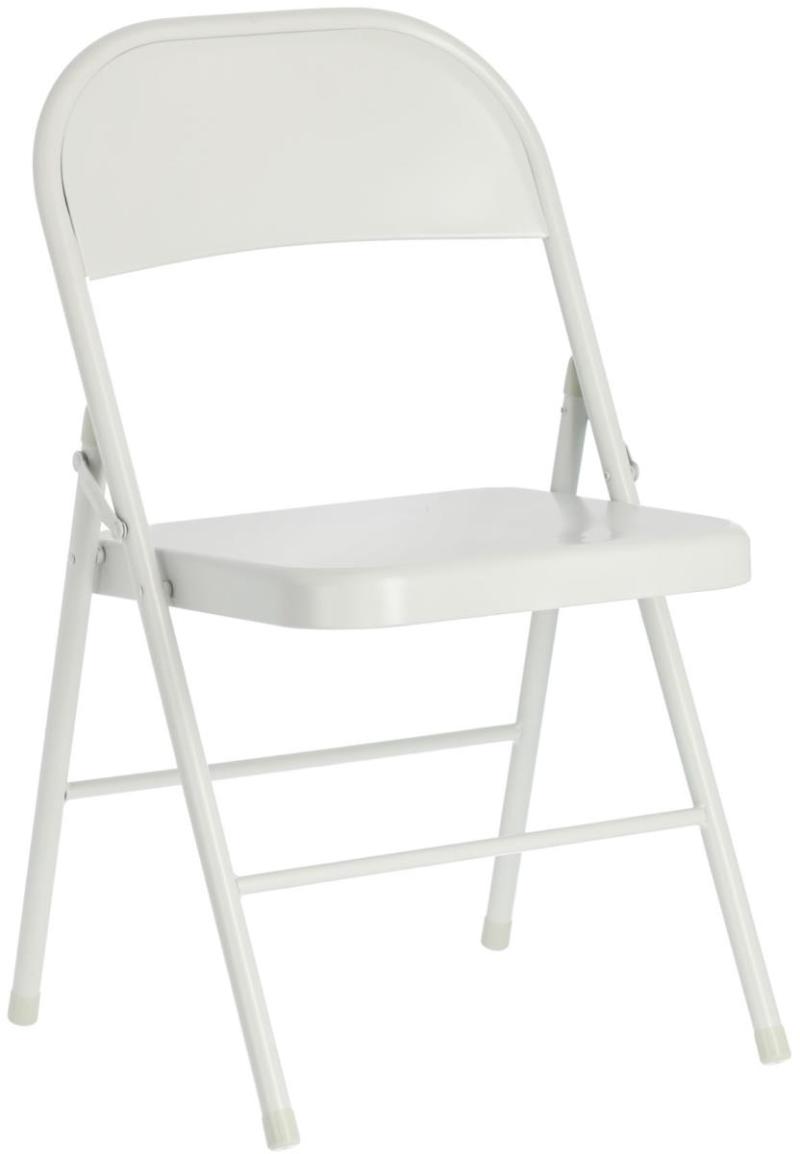 Elegant grå klapstol i metal fra Kave Home - fleksibel indretning