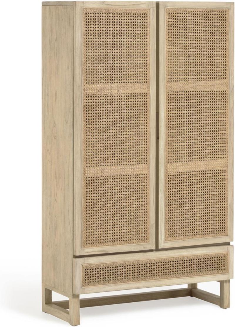 Rexit Skabe Med Låger Natur H160x90x38 Massivt Træ