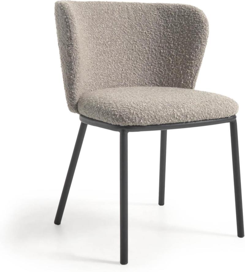 Ciselia Spisebordsstol i Lysegrå - Elegant Design