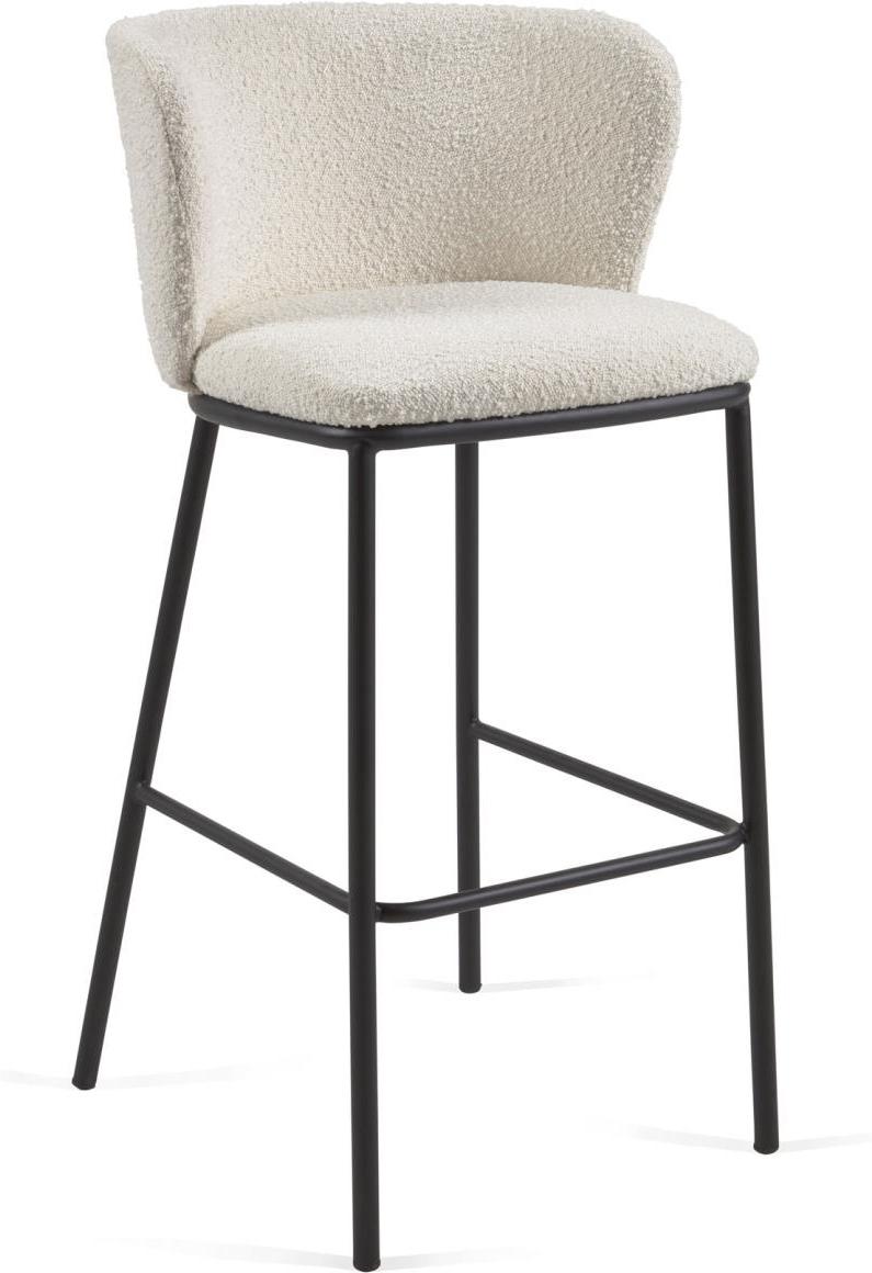 Ciselia Barstol i Hvid - Elegant Design til Dit Hjem