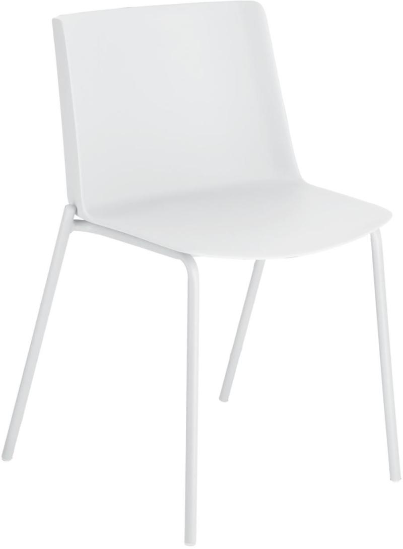 Hannia Spisebordsstol Hvid Plast