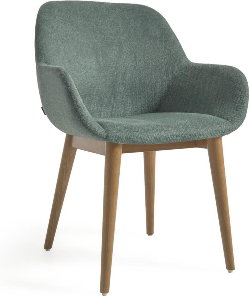 Konna Spisebordsstole med Armlæn - Grøn Elegance
