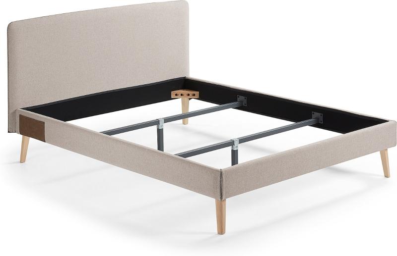 Dyla Dobbeltseng i Beige - Moderne Design til Dit Soveværelse
