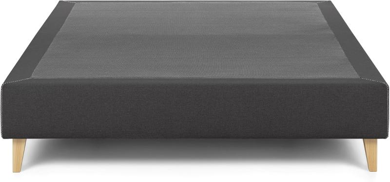 Nikos Dobbeltseng i Sort - Elegant og Komfortabel Design