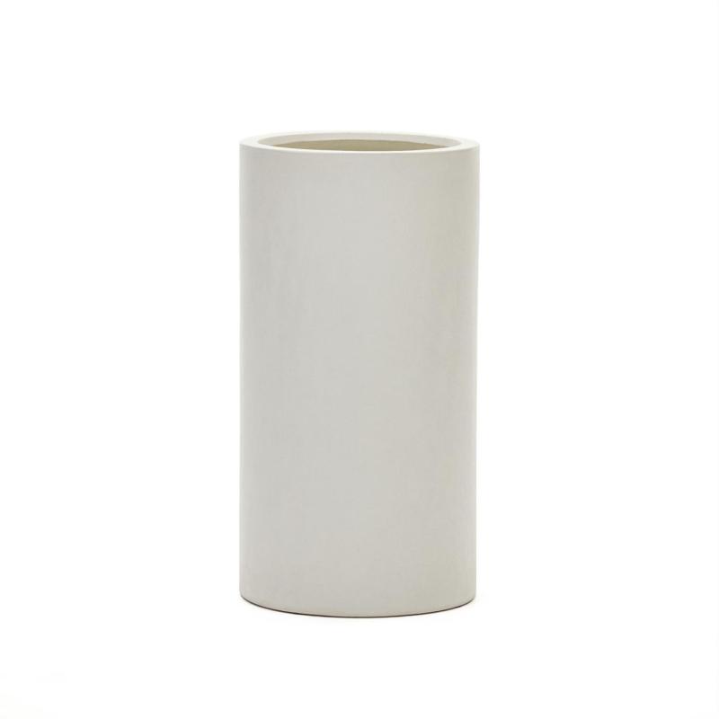 Aiguablava  Plantepotte  Hvid  H80x42x42    Cement