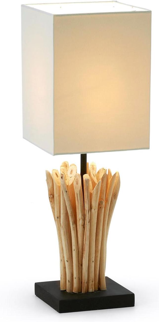 Boop Bordlampe i Natur Beige - Unik Design i Træ