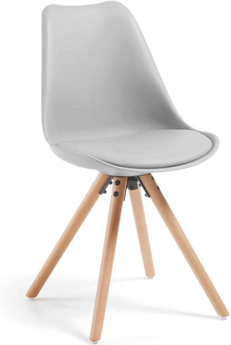 Ralf Spisebordsstol i Grå Natur - Elegant Design