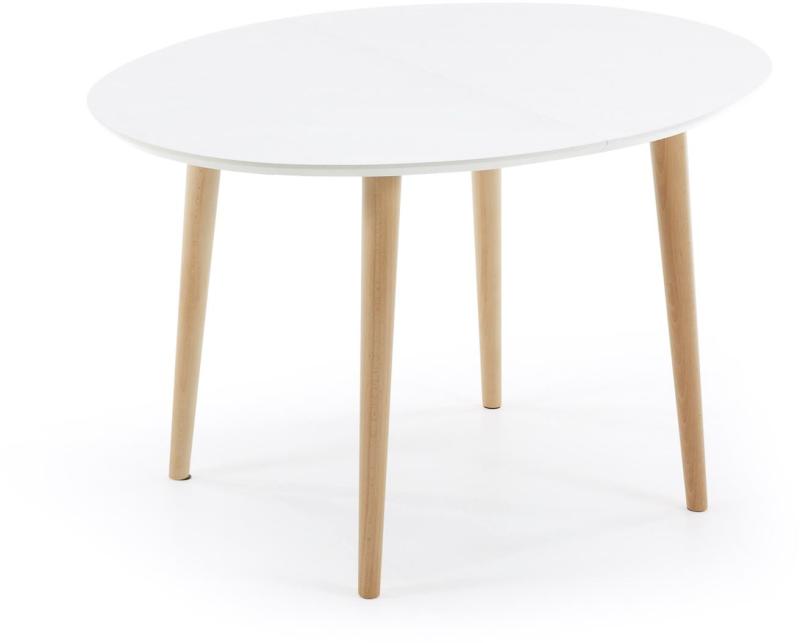 Oqui Udtrækkeligt Spisebord i Hvid Natur - Elegant Design