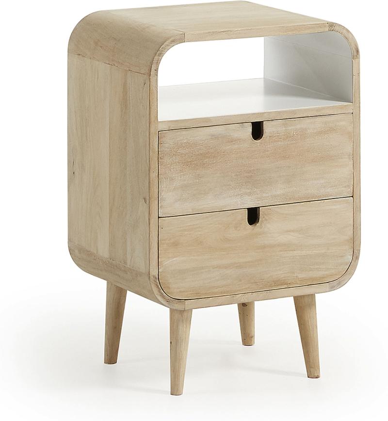 Georg Sengebord i Natur Hvid - Moderne Mangotræ Design