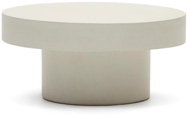 Aiguablava Udendørs Sofabord i Hvid - Minimalistisk Design