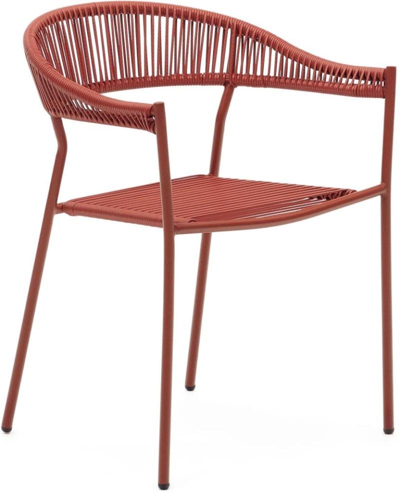 Futadera Udendørs Stol i Terracotta - Komfortabel Designstol