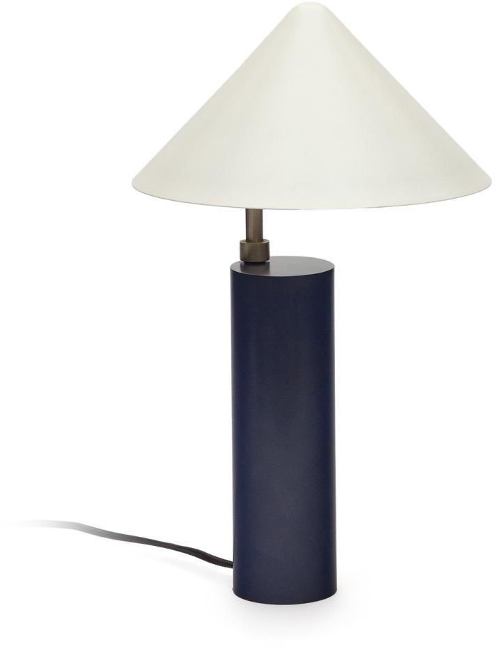 Shiva Bordlampe i Blå Metal - Stilfuld Belysning til Hjemmet
