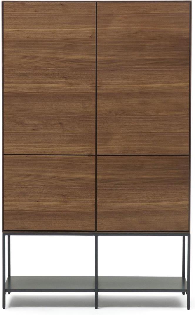 Vedrana  Highboard  Mørk Natur Sort  H160x97 5x40