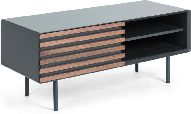 Kesia -bord Sort Natur H48x120x45