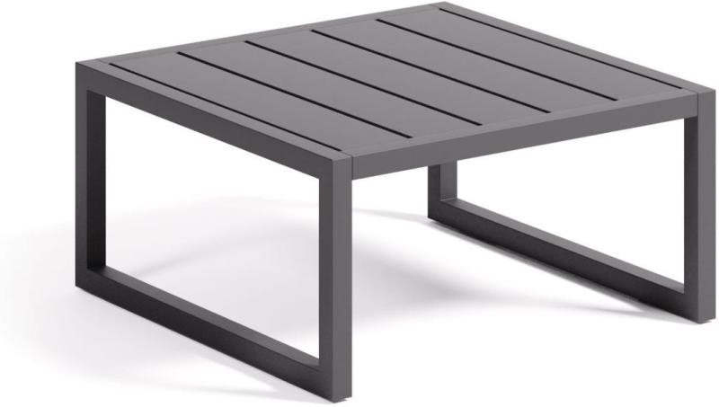 Comova Udendørs Sidebord i Sort Aluminium - Stilfuldt Design