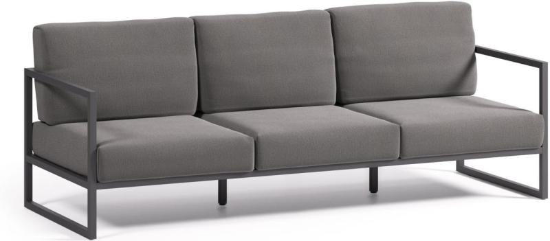 Comova  Udendørs  -personers Sofa  Sort  H85x225x85    Aluminium