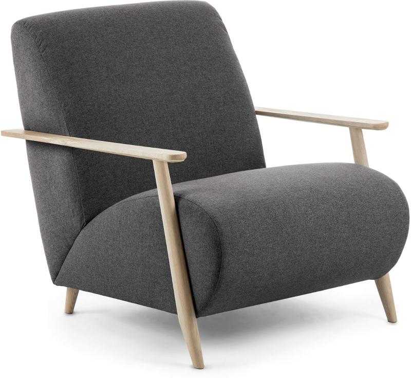 Meghan Lænestol i Sort og Natur - Elegant Design
