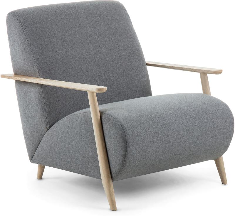 Meghan Lænestol i Grå Natur - Elegant Skandinavisk Design