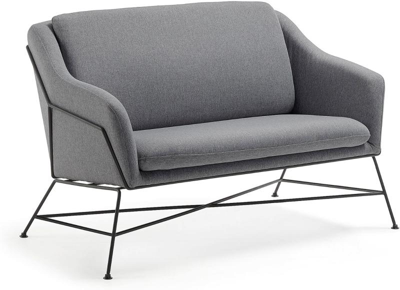 Moderne 2-personers Sofa i Mørkegrå fra Kave Home