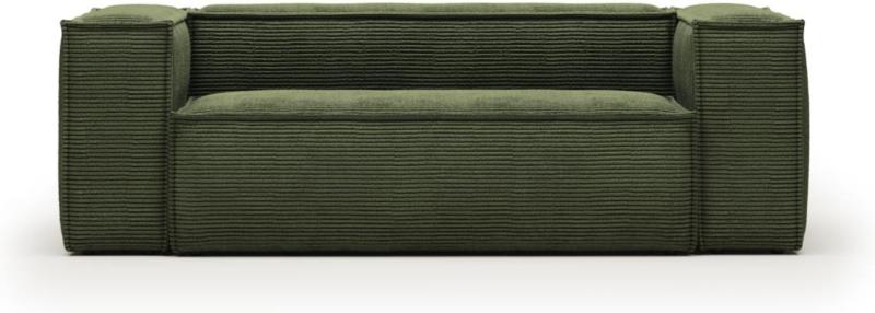 Blok   -personers Sofa  Grøn  H69x210x100    Stof