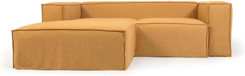 Sennepsgul 2-personers Sofa fra Kave Home - Venstrevendt