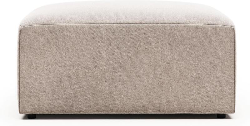 Blok  Puff  Beige  H41x90x70    Stof
