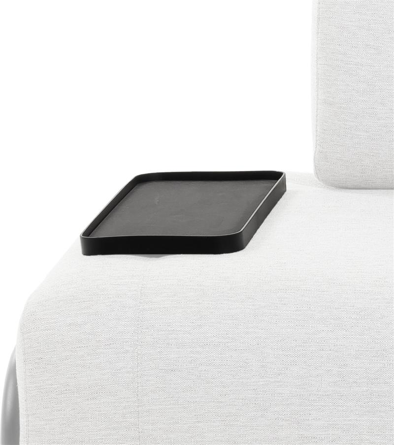 Compo Bakke Til Sofa Sort H3x21x54 Finértræ