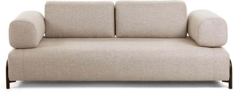 Elegant Compo 3-personers Sofa i Beige - Stort Udsalg!