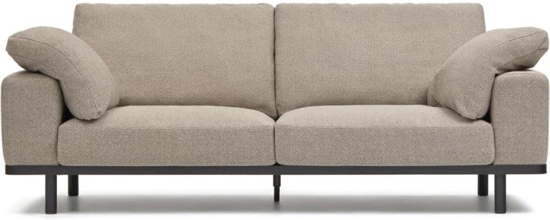 Noa 3-personers Sofa i Beige og Sort - Elegant Design