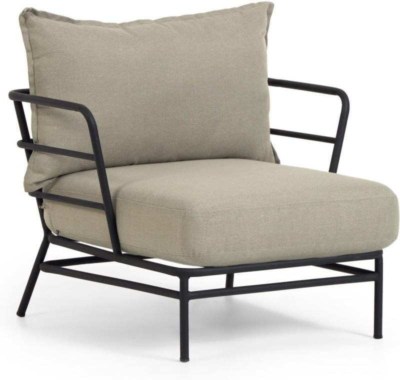 Mareluz Udendørs Lænestol i Beige Metal - Elegance til Haven