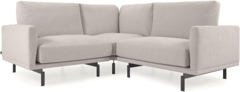 Galene  Hjørnesofa  Beige  H94x207x207    Polstret