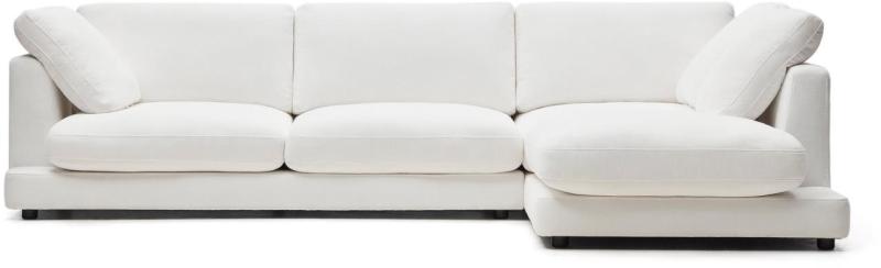 Gala Højrevendt Chaiselong Sofa i Hvid - Elegance til Stuen