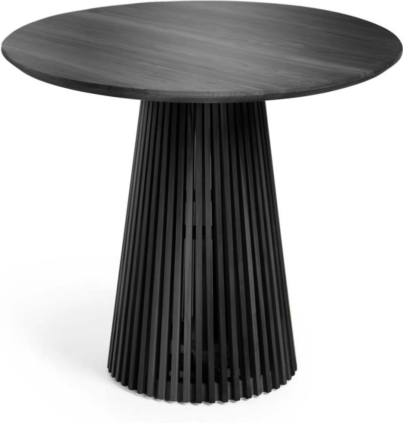 Jeanette Spisebord i Sort - Elegant Massivt Træ