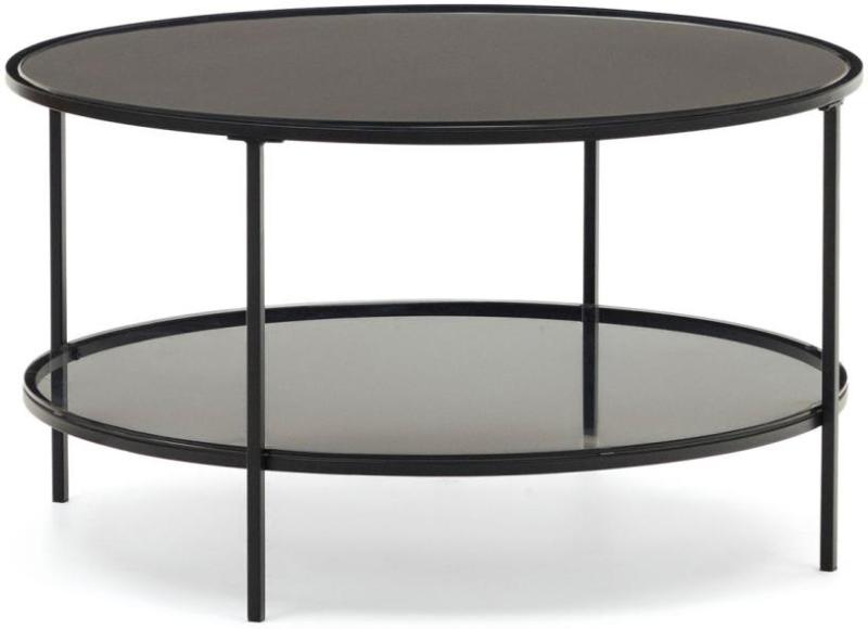 Elegant Gilda Sofabord i Sort Glas - Moderne Design