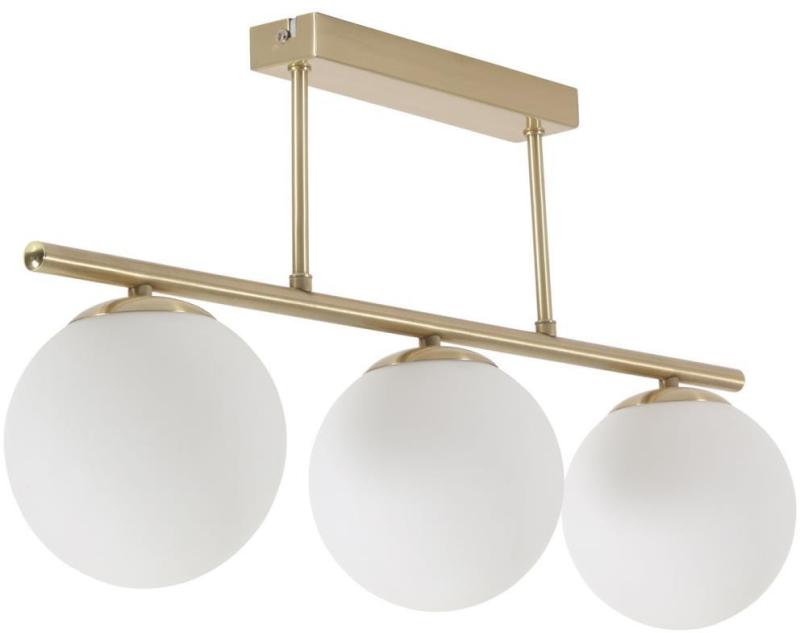 Mahala Loftlampe i Guld og Hvid - Elegant Belysning