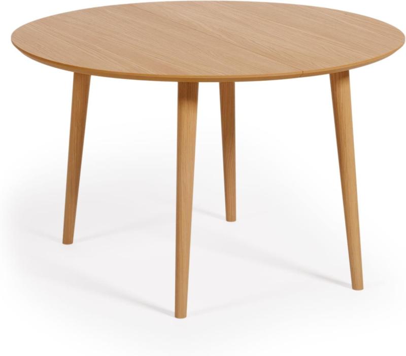 Oqui Spisebord Med Udtræk Natur H74x120x120