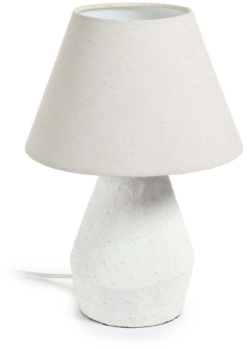Noara Bordlampe Hvid Naturlige Fibre