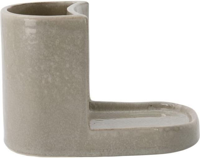 Børste- og sæbeholder Datura i Shellish Grey - Moderne design