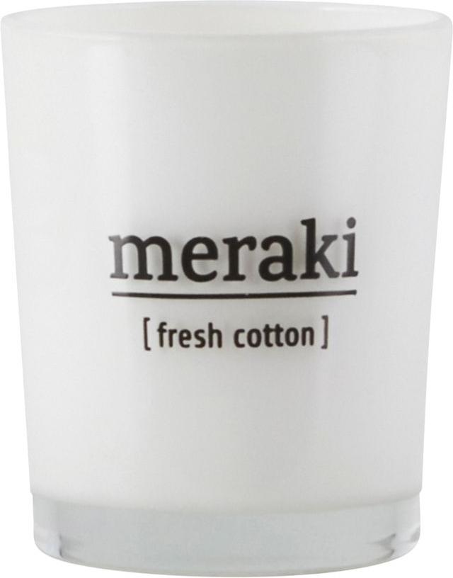 Frisk Cotton Duftlys - Elegant Hvid Duftoplevelse