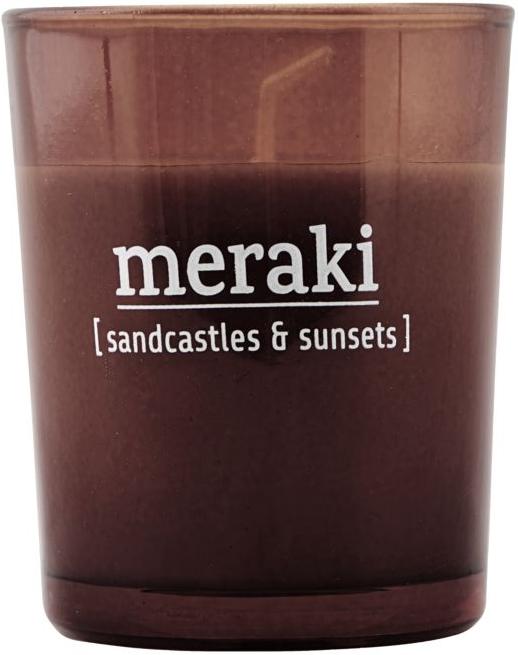 Duftlys  Sandcastles  Amp  Sunsets  Brændt Henna  H55x6