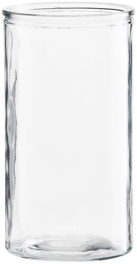 Klar Cylinder Vase fra Meraki – Stilfuld Indretning