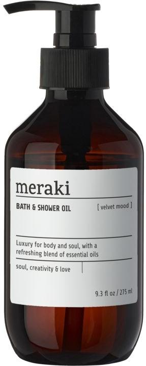Luksuriøs Bade- og Bruseolie fra Meraki - Velvet Mood