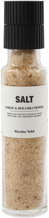 Aromatisk salt med hvidløg og rød chili fra Nicolas Vahé