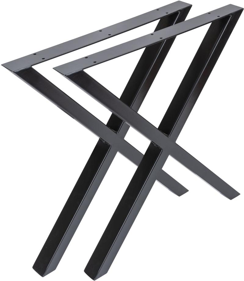 Oscar Krydsstel Til Spisebord - Elegant Sort Design
